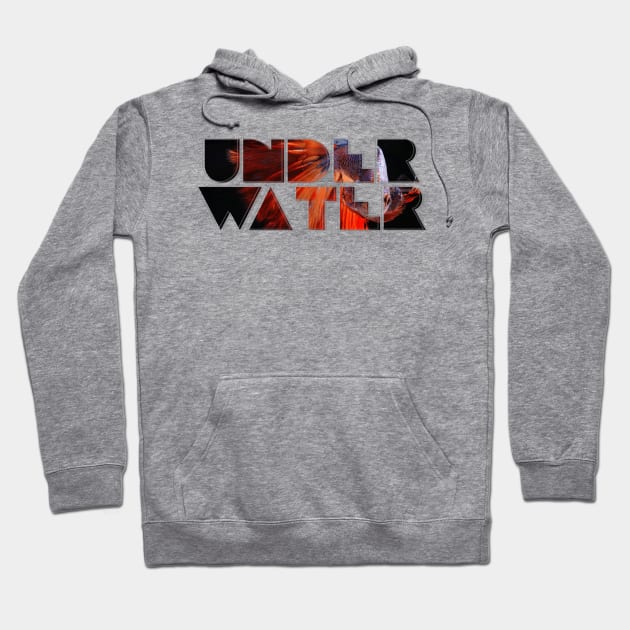 UNDER WATER Hoodie by afternoontees